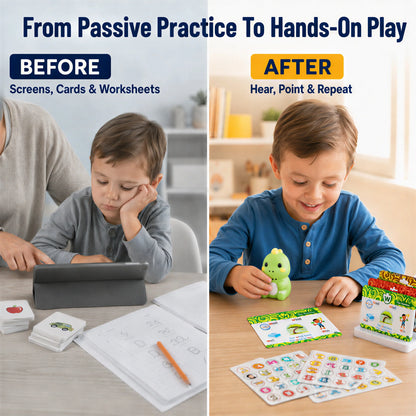 DinoTalk™ – Talking Flash Cards & Sticker Set