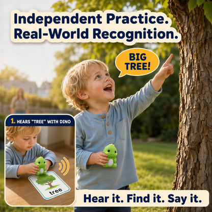 DinoTalk™ – Talking Flash Cards & Sticker Set
