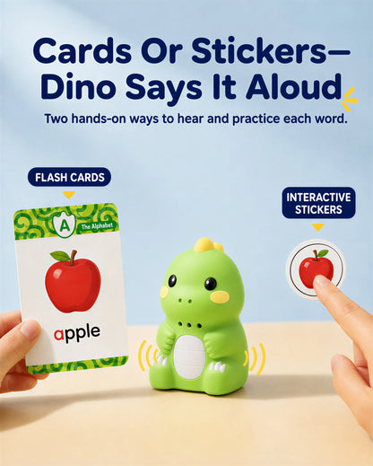 DinoTalk™ – Talking Flash Cards & Sticker Set
